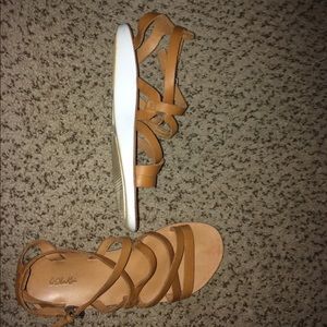 Olukai Brown leather sandals